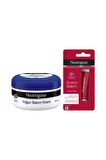 Neutrogena Nemlendirici Tüm Cilt Tipleri için  Vücut Kremi 200 ml & Neutrogena Onarıcı Bakım Dudak Kremi 15 ml 