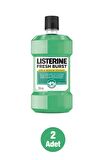 Listerine Fresh Burst Ağız Bakım Suyu 250 ml x2