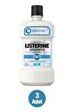 Listerine Ağız Bakım Suyu Advenced White 250 ml x 3 Adet