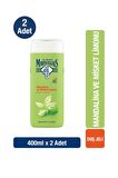Mandalina ve Limon Aromalı Nemlendirici Tüm Ciltler İçin Kalıcı Kokulu Duş Jeli 2 x 400 ml