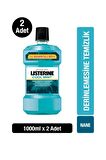 Listerine Cool Mint Ağız Bakım Suyu 1000 ml x 2 