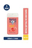 Beyaz Şeftali ve Nektarin Aromalı Nemlendirici Tüm Ciltler İçin Kalıcı Kokulu Duş Jeli 3 x 250 ml