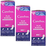 Carefree Plus 3x20'li Günlük Ped