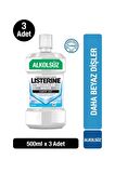 Listerine Advance White Hafif Tat Alkolsüz Ağız Bakım Suyu 500 ml x 3