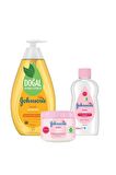 Johnson’s Bebek Şampuanı 750+ Yağ 200 ml + Hafif Parfümlü Bebek Vazelini 100 ml