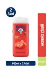 Akdeniz Çileği Aromalı Nemlendirici Tüm Ciltler İçin Kalıcı Kokulu Duş Jeli 2 x 650 ml
