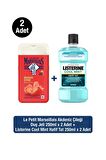 Listerine Coolmint Hafif Tat 250 ML Ağız Bakım Suyu+ LPM Akdeniz Çileği Banyo ve Duş Jeli 250 ML x2