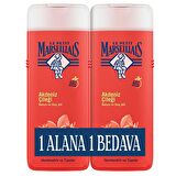 Akdeniz Çileği Aromalı Nemlendirici Tüm Ciltler İçin Kalıcı Kokulu Duş Jeli 2 x 400 ml