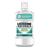 LISTERINE Naturals Emaye Koruma Hafif Lezzet Nane (Alkol veya Boya Yok, Vegan ) 500ml