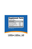 Calcium Magnezyum & Zinc - 1000mg calcium - 400 mg magnezyum - 60 Servis 180 Kapsül.usa menş