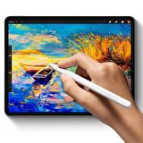 Baseus 130Mah Şarjlı Yedek Uçlu Kapasitif Tablet Kalem iPad 6 7 8 Dokunmatik Tablet Kalemi Aktif Ver