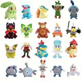 ThreeMB Toys Pokemon Yüksek Kalite Peluş Fuecoco