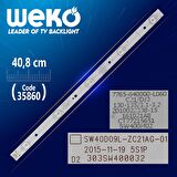 SW40D09L-ZC21AG-01 - 5S1P - 303SW400032 - L TYPE - 40.8 CM 5 LEDLİ - (WK-1322)