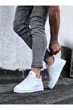 WG022 Beyaz Erkek Casual Ayakkabı