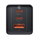 Baseus Type-C 65 Watt Hızlı Şarj Aleti Siyah