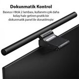 Baseus Dokunmatik Ayarlanabilir Işık Monitör Işığı Çalışma Masası Lambası Göz Korumalı Led Lamba