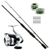 Daiwa Strikeforce 2500 - Okuma Wavepower 244cm 15-40gr Spin Olta Seti