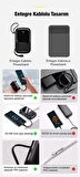Baseus Super Şarj Göstergeli Type-C Kablolu 22.5W 20000mAh Powerbank Samsung Huawei Xiaomi Powerbank
