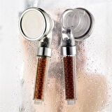 BUFFER® %50 Su Tasarruflu ve Arıtmalı Doğal Taşlı Banyo El Duş Başlığı