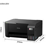Epson Ecotank L3210 Çok Fonksiyonlu Mürekkep Püskürtmeli Yazıcı