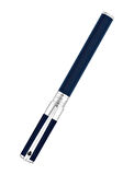 S.T. Dupont D-Initial Blue Chrome Finish Roller Kalem 262205