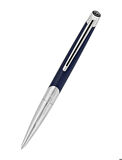 S.T. Dupont Gümüş ve Mavi Tükenmez Kalem 405736