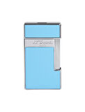 S.T. Dupont Slimmy Sky Blue Lacquer and Chrome Çakmak 28007