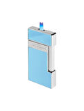 S.T. Dupont Slimmy Sky Blue Lacquer and Chrome Çakmak 28007
