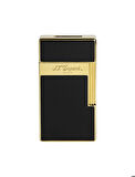 S.T. Dupont Biggy Golden Shiny Siyah Lake Çakmak 25002