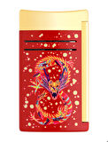 S.T. Dupont Maxijet Burgundy Golden Year of the Dragon Çakmak 20176