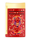S.T. Dupont Maxijet Burgundy Golden Year of the Dragon Çakmak 20176