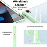 Coofbe Manyetik Kapaklı Kalem Yerli Standlı iPad 10.2 2022 Kılıf Şeffaf Arka Kapaklı iPad 10.2 Tablet Kılıf