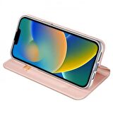 Coofbe Kapaklı Cüzdanlı Kart Bölmeli Standlı iPhone 14 Pro Kılıf Pu Deri iPhone 14 Pro Kapaklı Kılıf