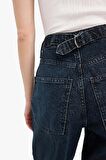 Baggy Fit Yüksek Bel Uzun Jean Pantolon