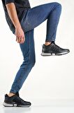 BA0590 Tarz Sneakers Ithal Taban Siyah Spor Ayakkabısı