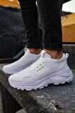 CH089 CBT Low Top Lace Up Erkek Ayakkabı BEYAZ