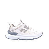 Kadın Osdan Beyaz Gri Günlük Spor Ayakkabı Sneaker 4 cm sp176