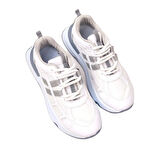 Kadın Osdan Beyaz Gri Günlük Spor Ayakkabı Sneaker 4 cm sp176