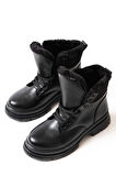 ASM-080 Siyah Bağcıklı Günlük Kadın Bot