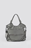 Silla Gri Cilt Omuz Çantası