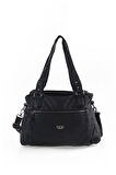 Zuwer Siyah Cilt Omuz Çantası