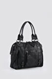 Abga Siyah Cilt Omuz Çantası