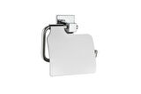 VitrA Q-Line A44996 Kapaklı Tuvalet Kağıtlığı, Krom