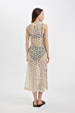 DeFacto Dantel Kolsuz Plaj Elbisesi-Fall in Love A0239AX24SMER103