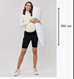 %100 Pamuklu Yumuşacık Vücut Sarılma Yastığı 35x100