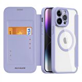 Coofbe Kart Bölmeli Cüzdanlı Manyetik Magsafe Uyumlu iPhone 14 Pro Kılıf İphone Cüzdan Kartlık Kılıf
