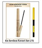Loreal Paris Telescopic Gold Maskara  & Colossal Kajal Asansörlü Siyah Göz Kalemi En Favori 2'li Set