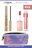 Loreal Telescopic Anında Uzun Kirpikler-Maybelline Işıltılı ve Dolgun Dudaklar 003 Moon Makyaj Seti