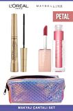 Loreal Telescopic Anında Uzun Kirpikler-Maybelline Işıltılı ve Dolgun Dudaklar 005 Petal Makyaj Seti
