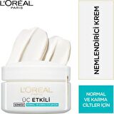 L'Oréal Paris 3 Etkili Günlük Bakım Kremi Normal Ve Karma Ciltler 50 ml
